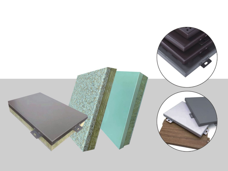 Aluminum plate veneer insulation decorative integrated board