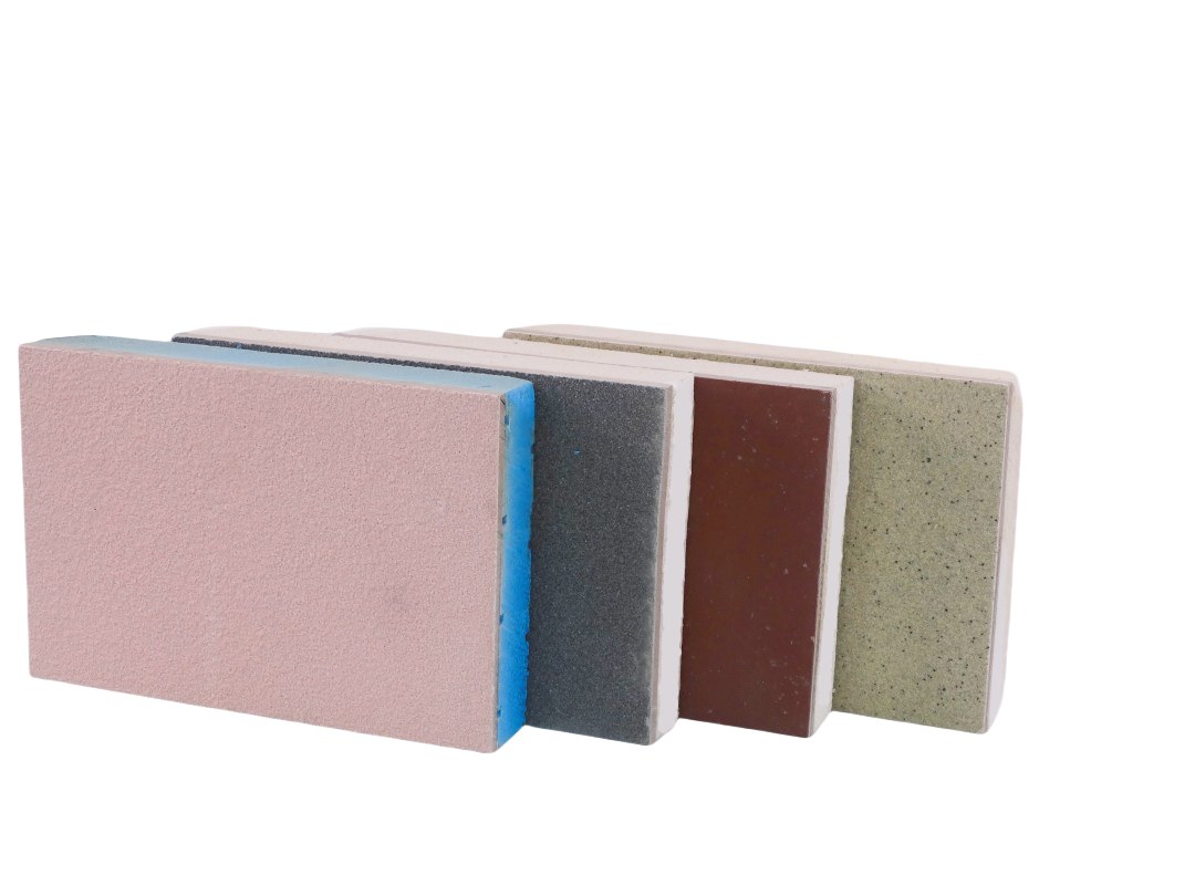 Real stone paint insulation integrated board